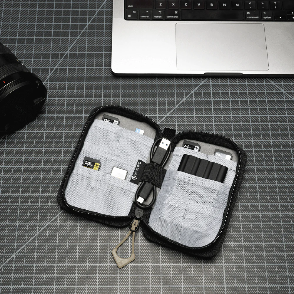 Memory Card Case in Yuma Tan - Image 6