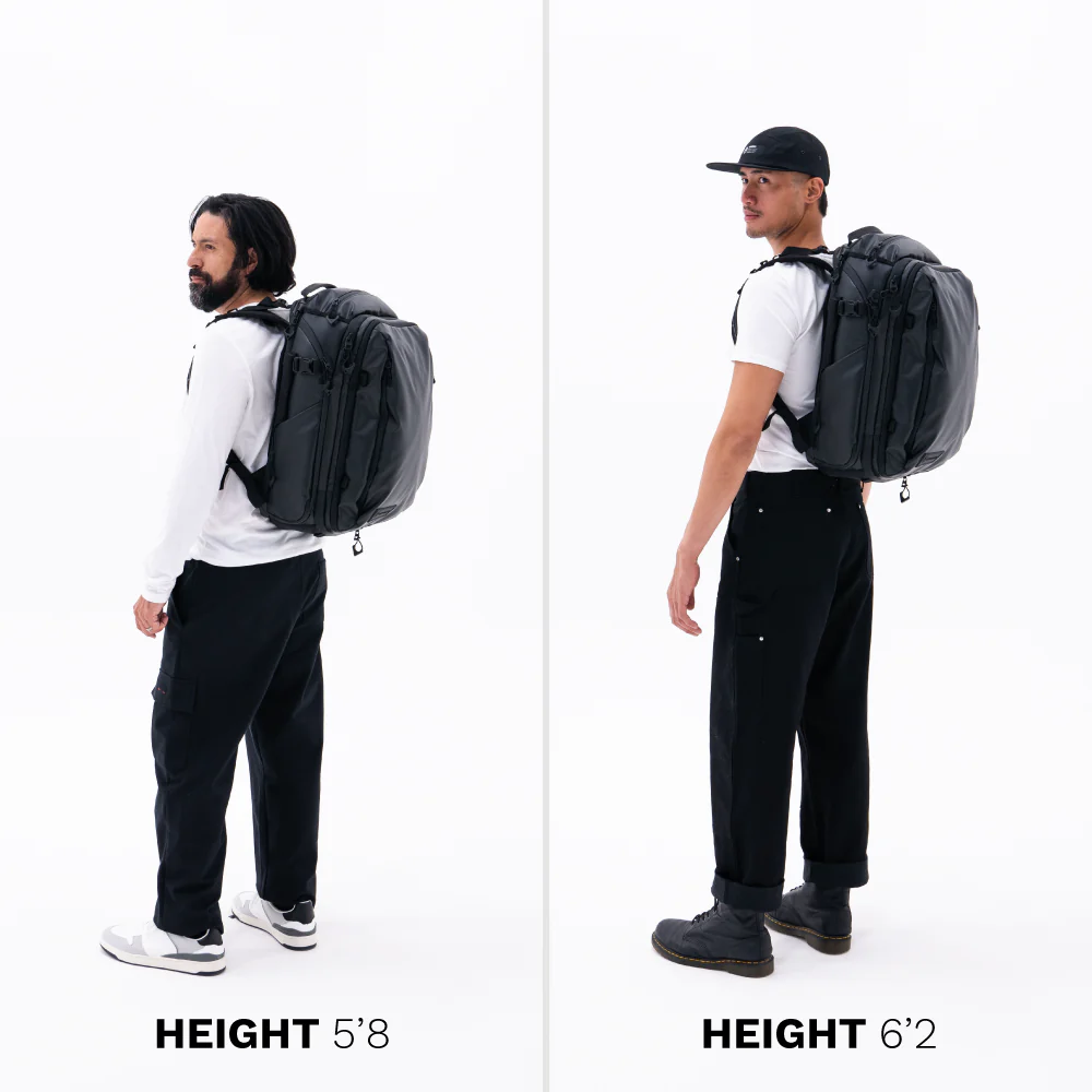 TRANSIT Travel Backpack 35L in Black - Image 12
