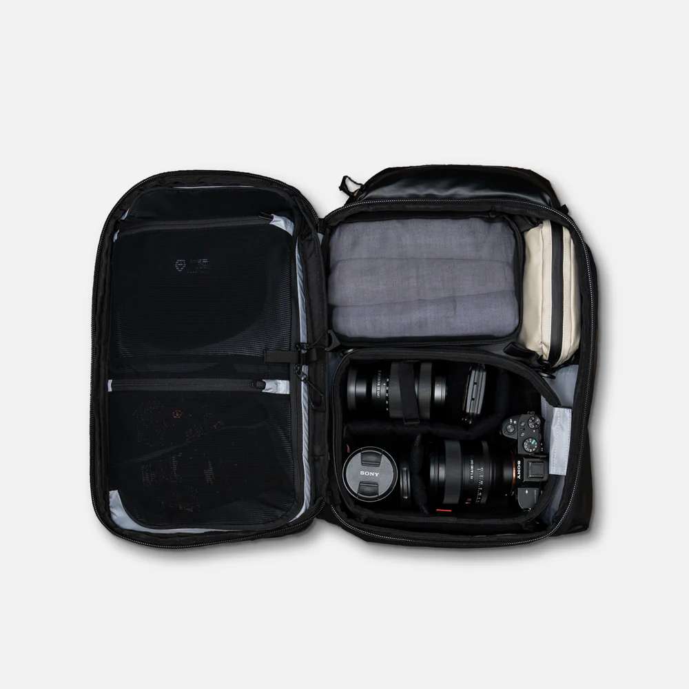 TRANSIT Travel Backpack 35L in Black - Image 9